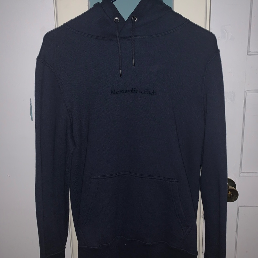 A&F dark blue sweatshirt/hoodie size extra small